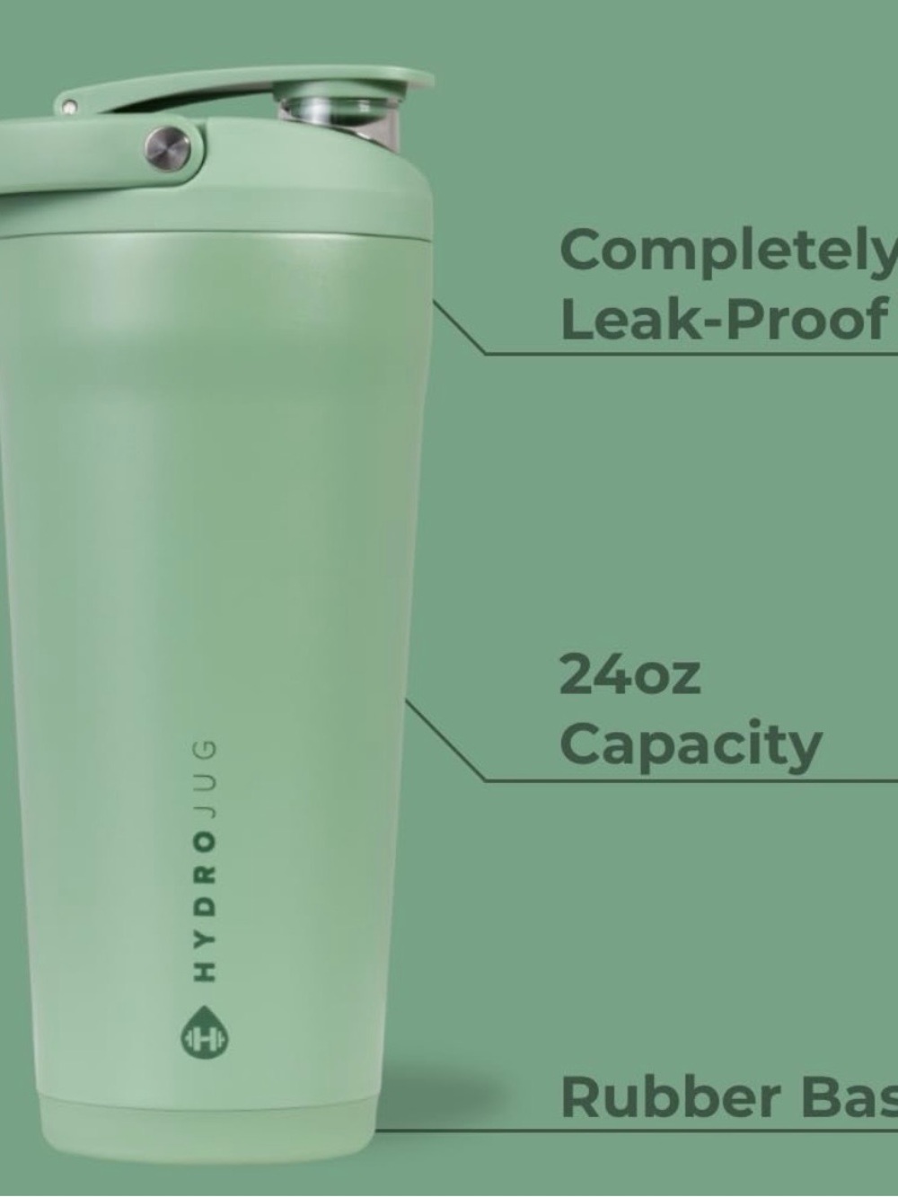 HydroJug 24 oz Shaker Sage